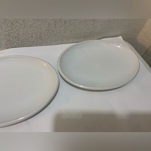 Crate and Barrel Oval Platter 10x7.5 “ Serving Platters – Set of 2